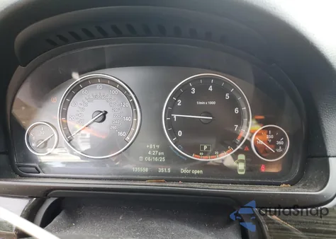 2013 BMW 535 I из США, поврежденный, VIN WBAFR7C56DC827857